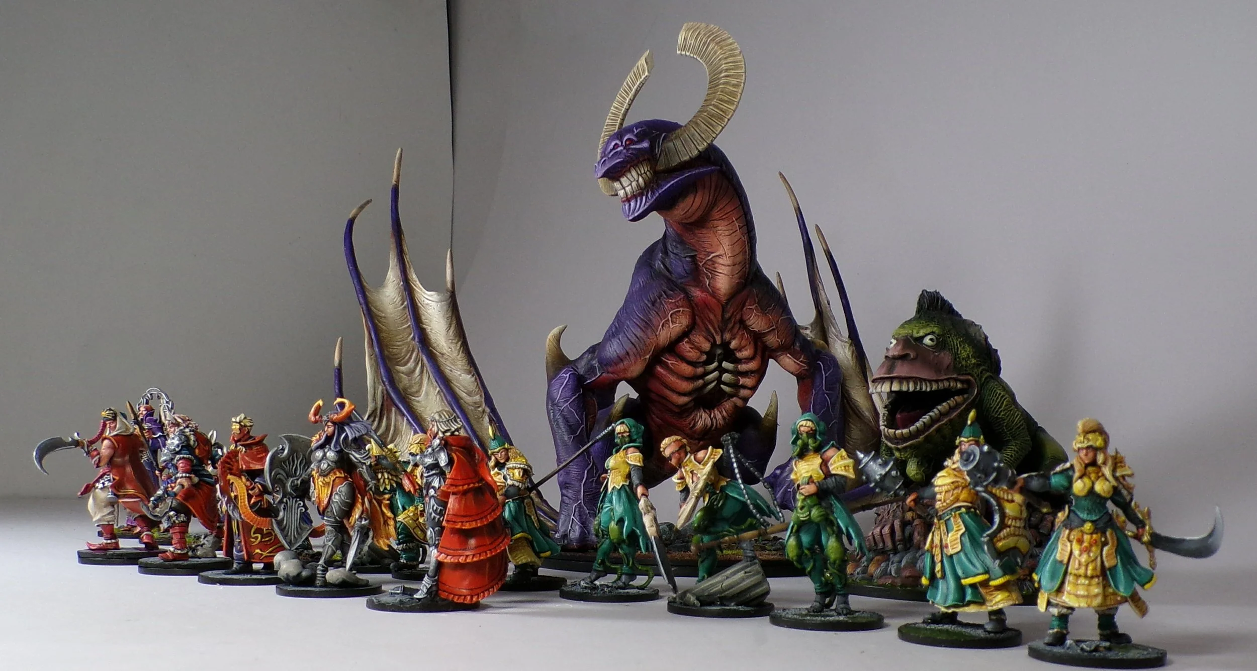 Kingdom Death: Dragon King and Frogdog Expansions With Some Other